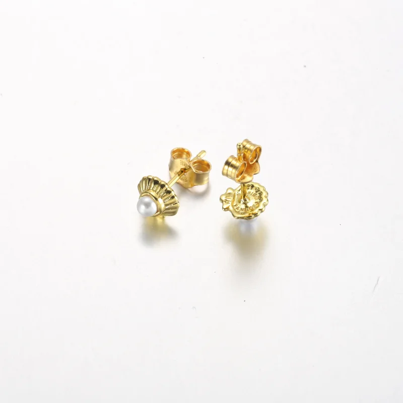 (imagem para) Brincos de Argola Pandora Disney A Pequena Sereia Concha do Mar - 262686C01 - Visualizar 5