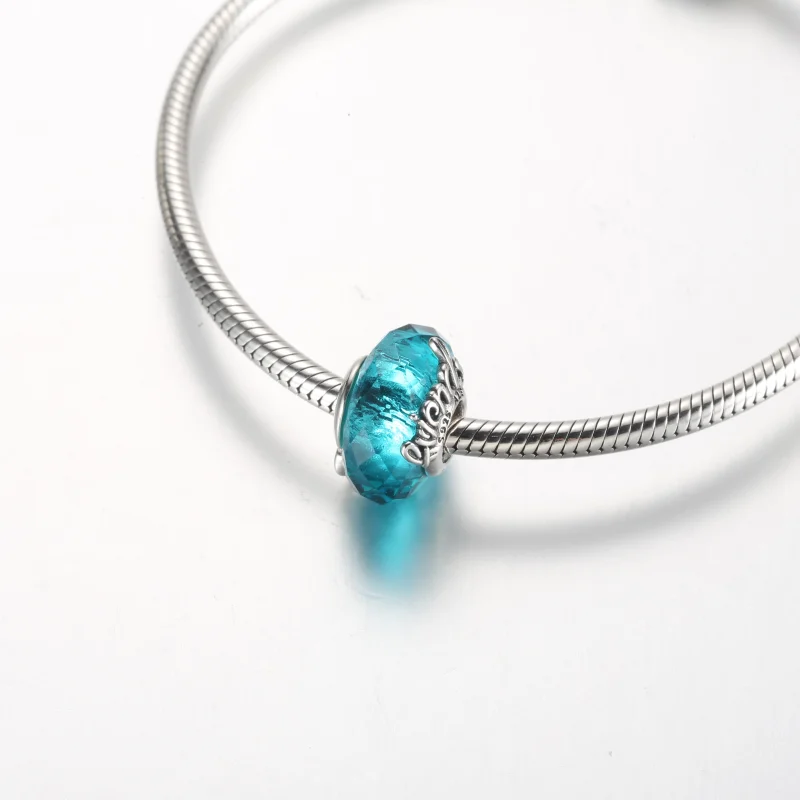 (imagem para) Charm de Amizade em Vidro Murano Facetado Pandora - 792762C01 - Visualizar 4