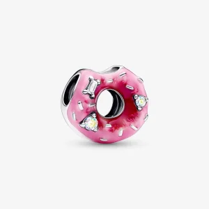 (imagem para) Charm de Donut Pandora em prata esterlina - 792596C01