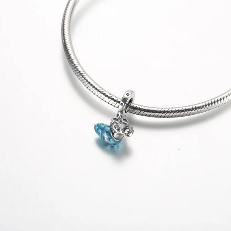 (imagem para) Charm de Pendura Caranguejo-eremita Fosforescente Pandora - 792700C01 - Visualizar 5