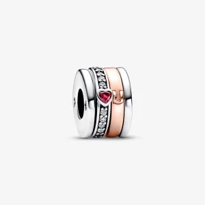 (imagem para) Charm Mensagem de Amor Giratória Two-tone Pandora - 782639C01
