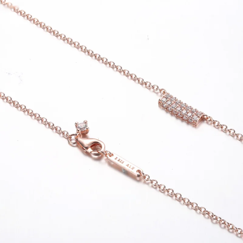 (imagem para) Colar Pandora Timeless Pavé Barra Dupla - 382621C01-45 - Visualizar 5