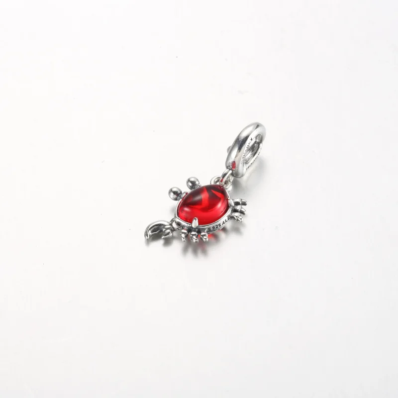 (imagem para) Pandora Disney A Pequena Sereia Charm de Pingente Caranguejo Sebastian - 792694C - Visualizar 2