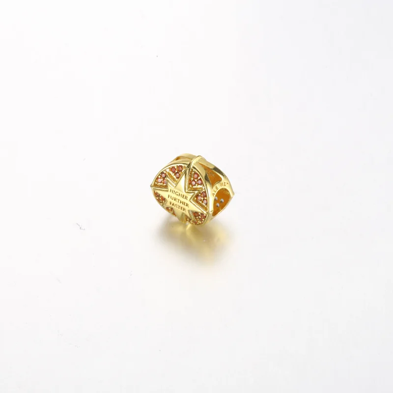 (imagem para) Pandora Marvel Capitã Marvel Charm do Emblema - 762744C01 - Visualizar 2