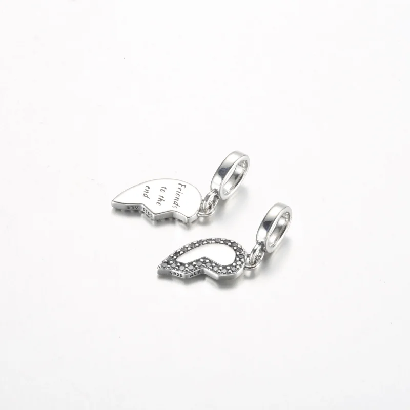 (imagem para) Pingente Coração Divisível Amigas Pandora - 792743C01 - Visualizar 4