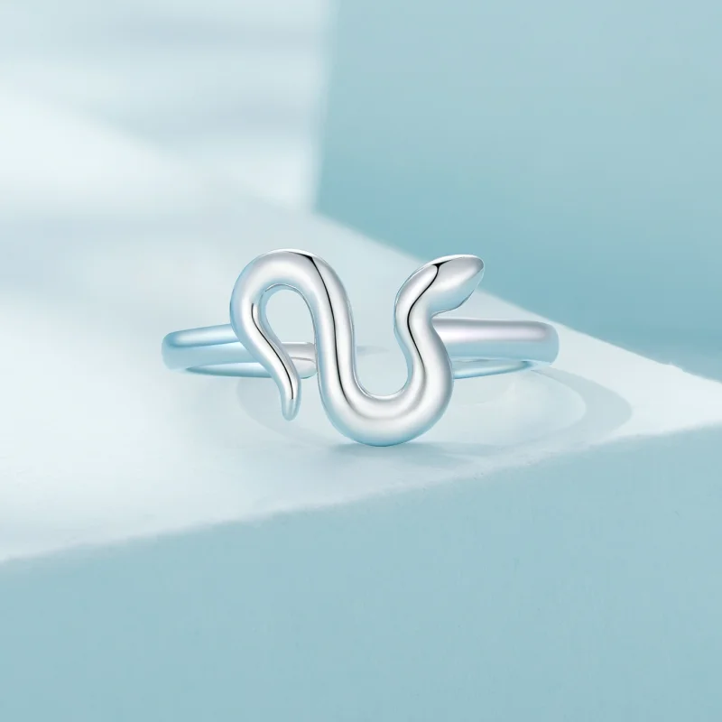 (imagem para) Anel Aberto Cobra Estilo Pandora - SCR926 - Visualizar 3