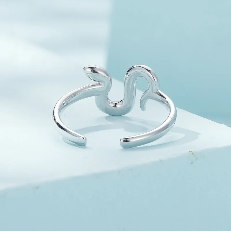 (imagem para) Anel Aberto Cobra Estilo Pandora - SCR926 - Visualizar 4