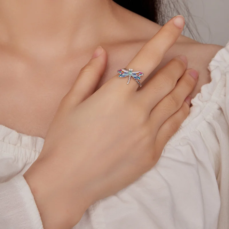 (imagem para) Anel Borboleta Estilo Pandora com Abertura - BSR385 - Visualizar 4