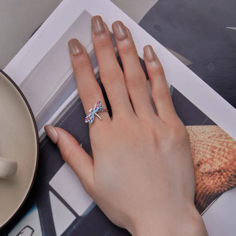 (imagem para) Anel Borboleta Estilo Pandora com Abertura - BSR385 - Visualizar 5