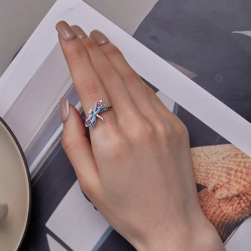 (imagem para) Anel Borboleta Estilo Pandora com Abertura - BSR385 - Visualizar 6