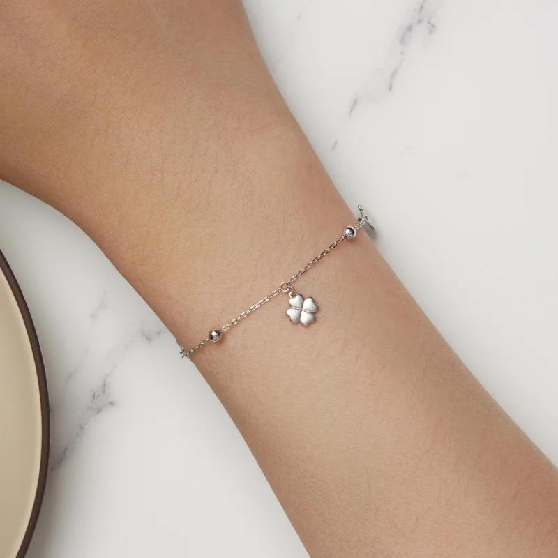 (imagem para) Bracelete de Corrente de Trevo de Quatro Folhas Estilo Pandora - BSB139 - Visualizar 6