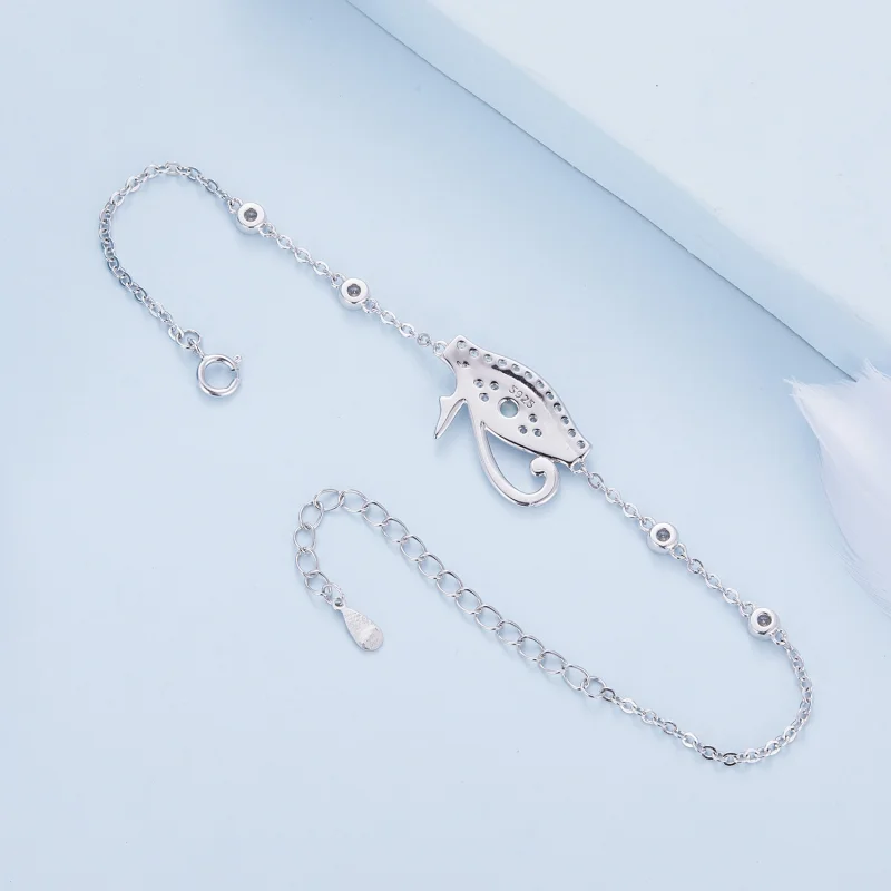 (imagem para) Bracelete de Corrente Estilo Pandora Olho de Hórus - BSB114 - Visualizar 4