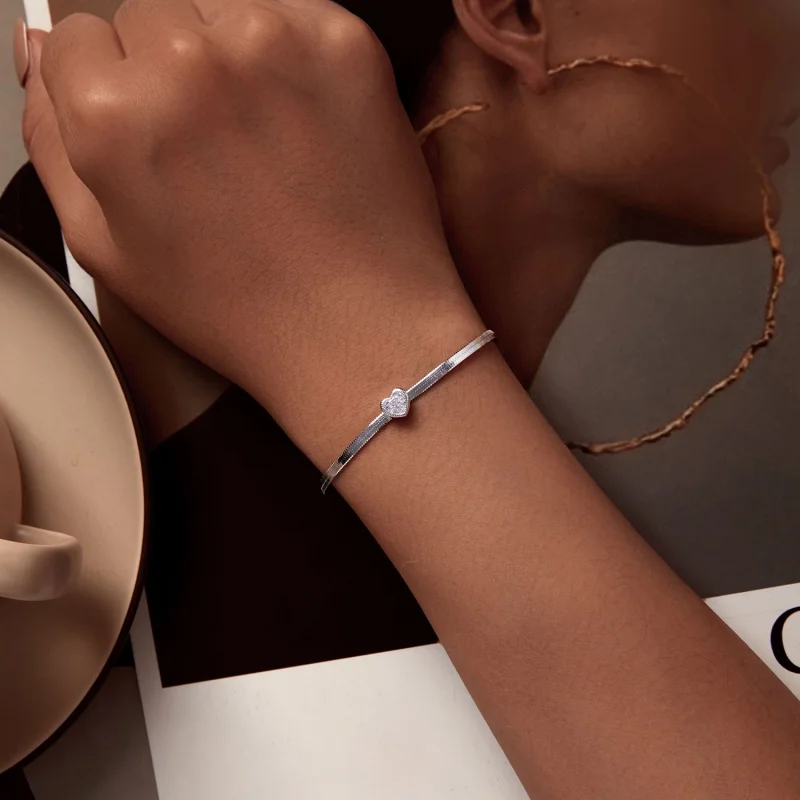 (imagem para) Bracelete Pandora Style Love - BSB153 - Visualizar 4