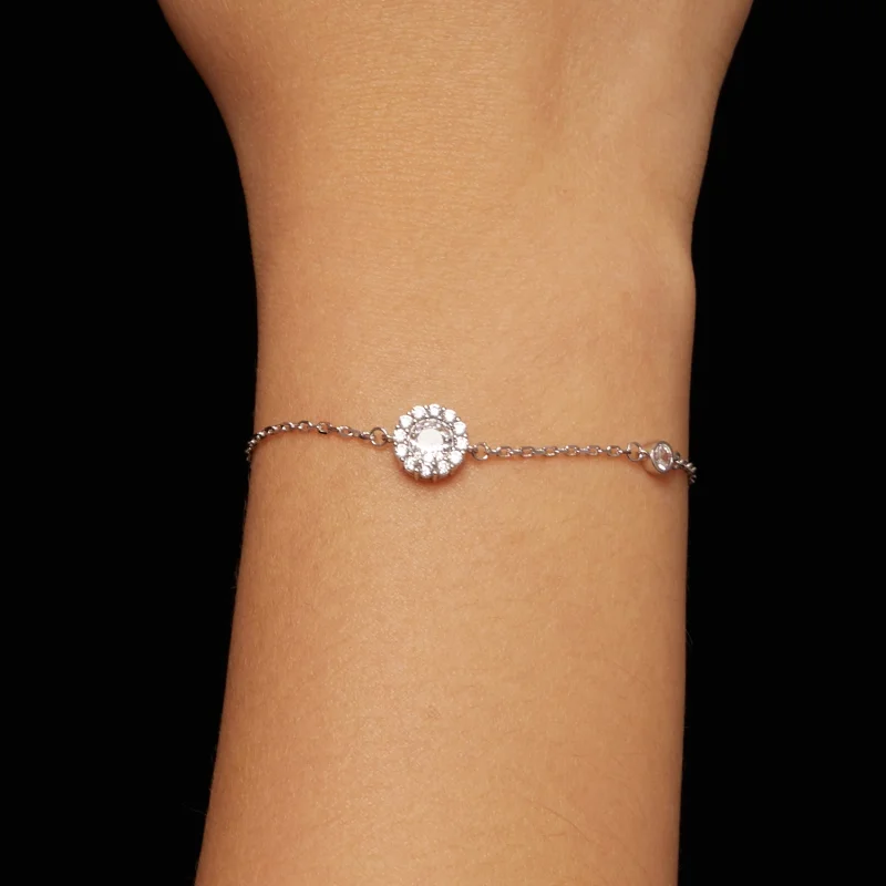 (imagem para) Bracelete Simples Pandora Style One Carat (Um Certificado) - MSB007 - Visualizar 6