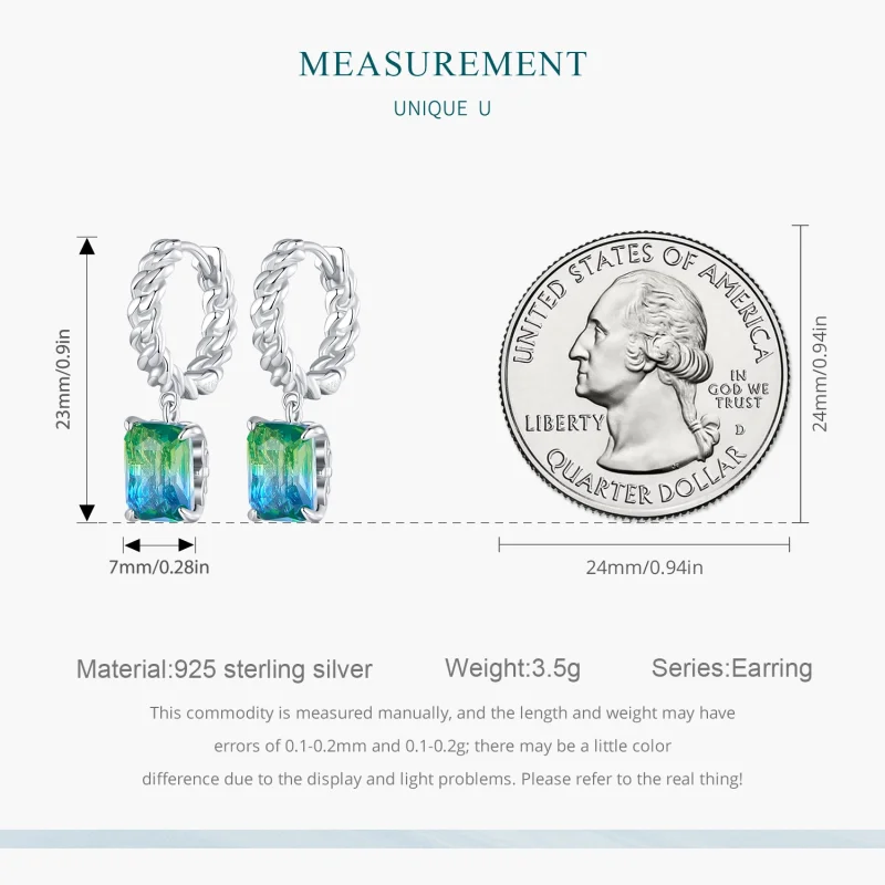 (imagem para) Brincos Argola Estilo Pandora com Corrente - BSE887 - Visualizar 7