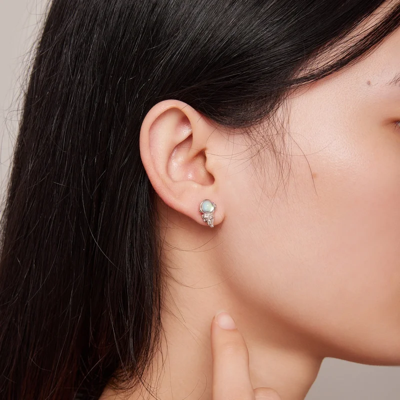 (imagem para) Brincos Assimétricos de Espaçonave Estilo Pandora - SCE1578 - Visualizar 5