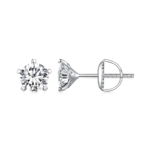 (imagem para) Brincos de Argola Estilo Pandora com Moissanita 0.5Ct - MSE024-S