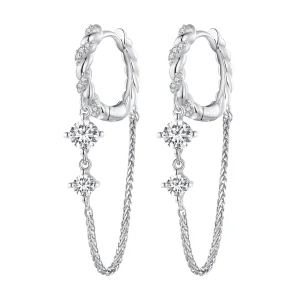 (imagem para) Brincos Pandora Style com Franja Exclusiva - BSE822