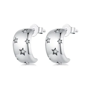Brincos Pandora Style Flash Star Studs - BSE884 (imagem para) Brincos Pandora Style Flash Star Studs - BSE884