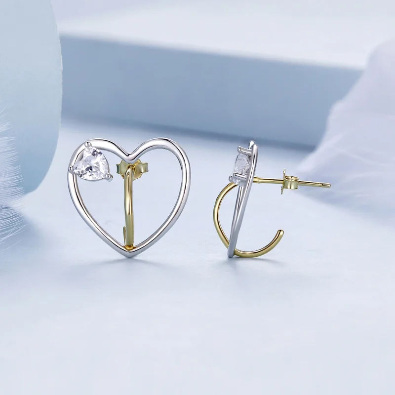 (imagem para) Brincos Pandora Style Love Studs - BSE888 - Visualizar 4