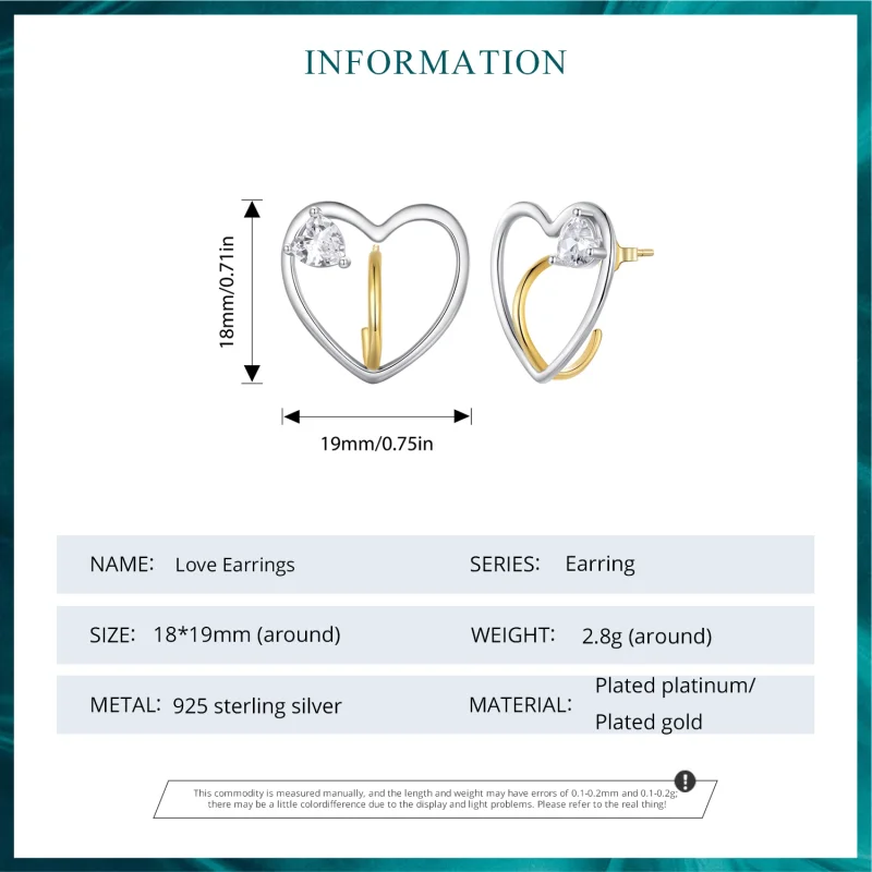 (imagem para) Brincos Pandora Style Love Studs - BSE888 - Visualizar 7