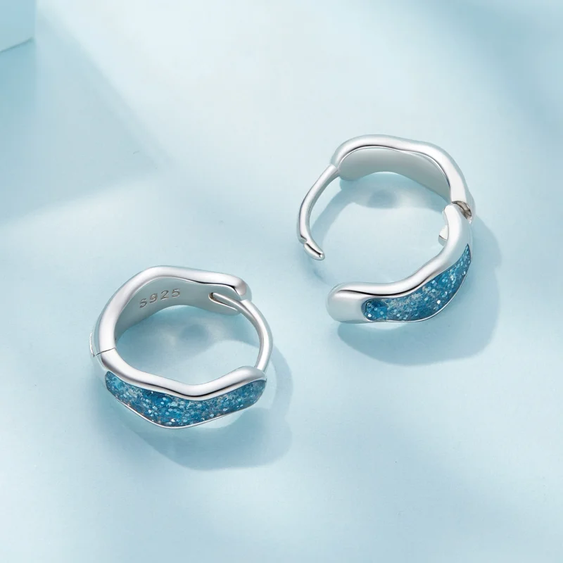 (imagem para) Brincos Pandora Style Sparkling Hoop - SCE1614 - Visualizar 4