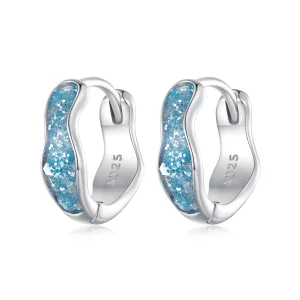 (imagem para) Brincos Pandora Style Sparkling Hoop - SCE1614