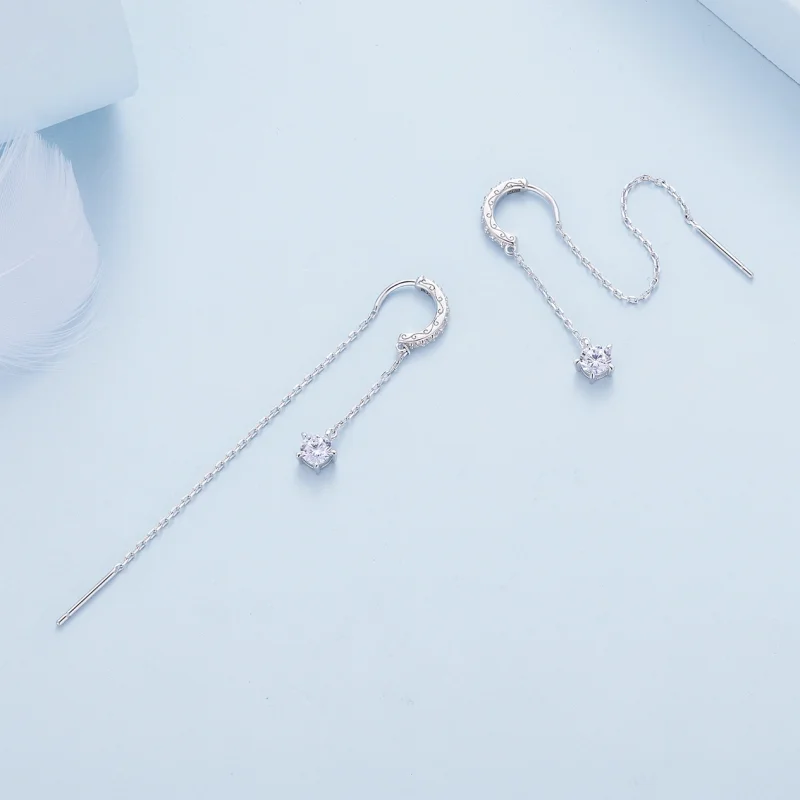 (imagem para) Brincos Pendentes Estilo Pandora Exclusivos - BSE830 - Visualizar 4