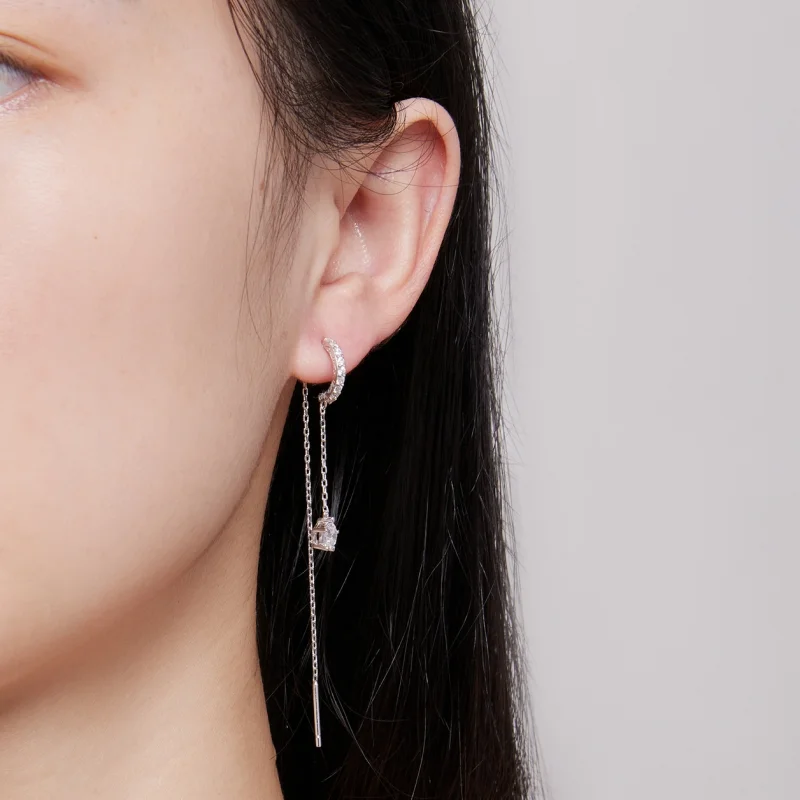 (imagem para) Brincos Pendentes Estilo Pandora Exclusivos - BSE830 - Visualizar 7