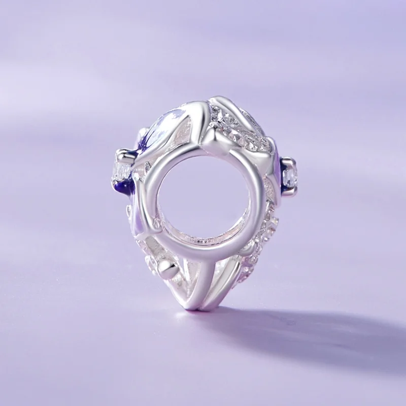 (imagem para) Charm Amores-perfeitos Estilo Pandora - SCC2585 - Visualizar 3
