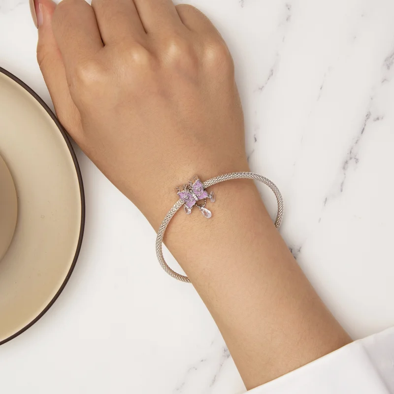 (imagem para) Charm Borboleta Estilo Pandora - SCC2543 - Visualizar 6