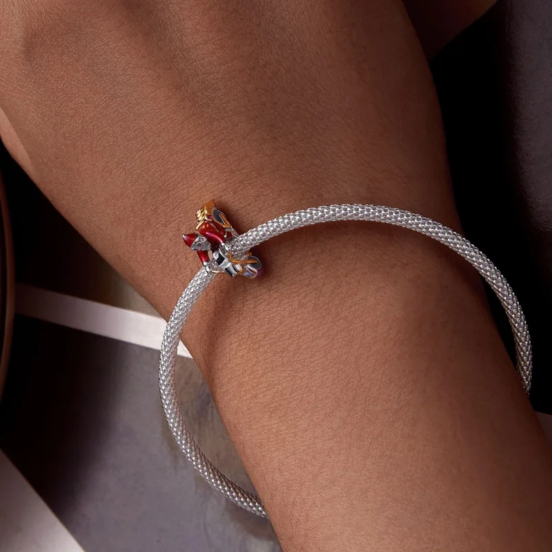 (imagem para) Charm Brilhante do Papai Noel Está Aqui Estilo Pandora - SCC2645 - Visualizar 8