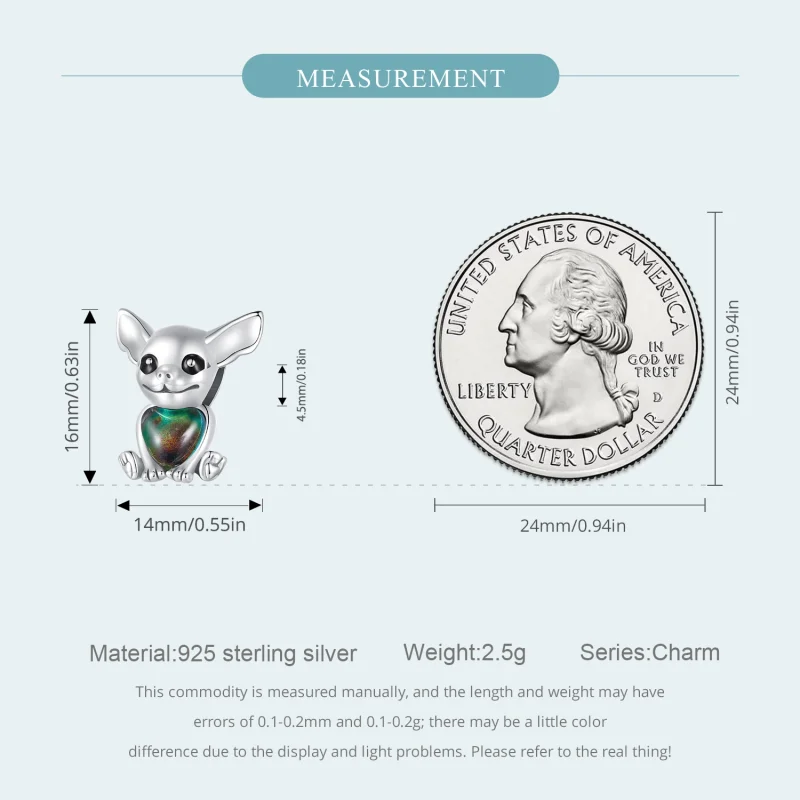 (imagem para) Charm Chihuahua Estilo Pandora - SCC2601 - Visualizar 5