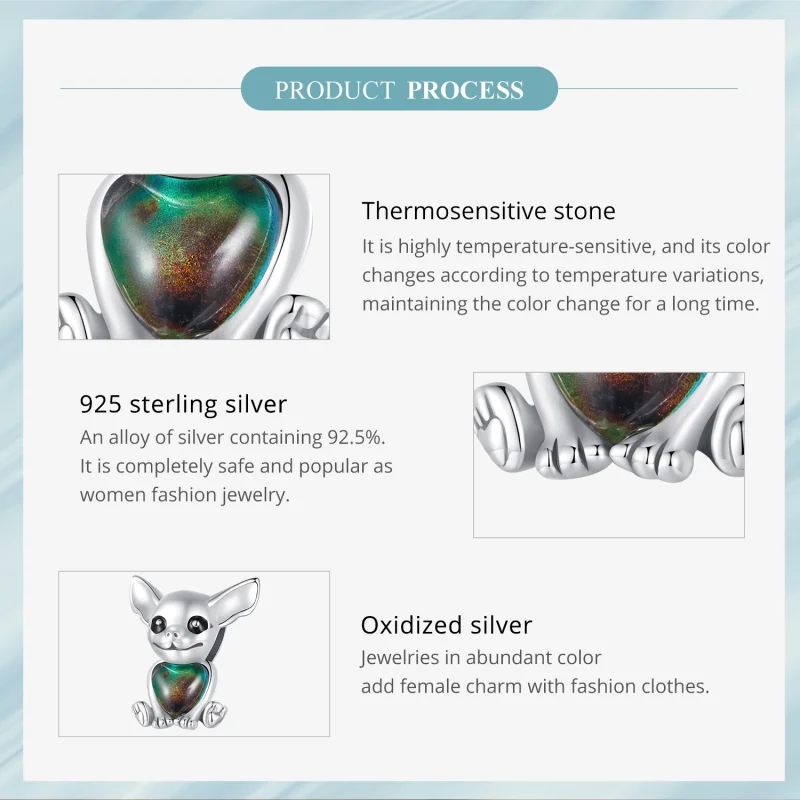 (imagem para) Charm Chihuahua Estilo Pandora - SCC2601 - Visualizar 6