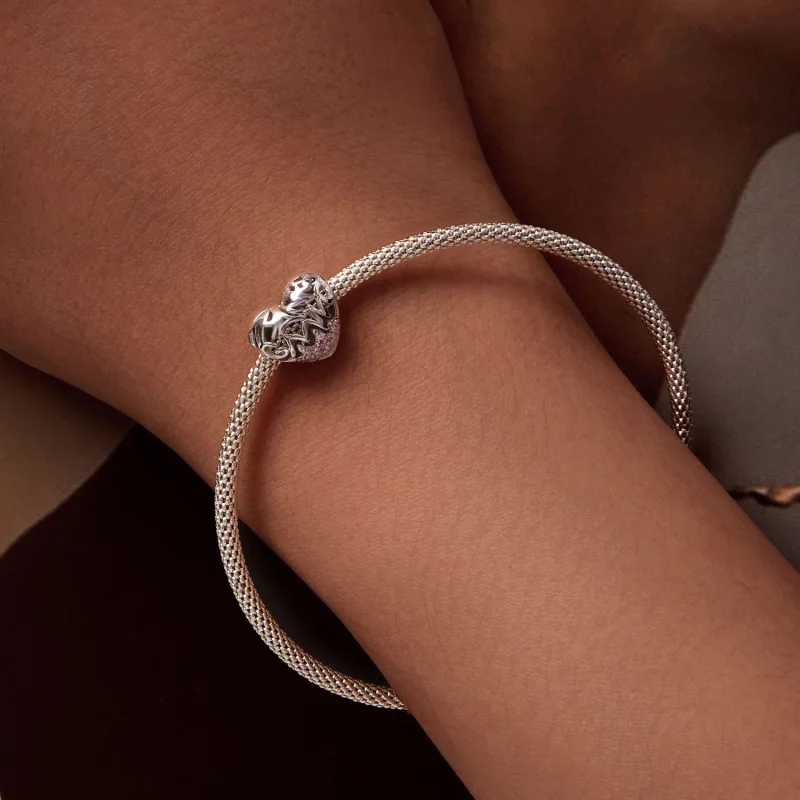 (imagem para) Charm Coração de Ação de Graças Estilo Pandora - BSC923 - Visualizar 7