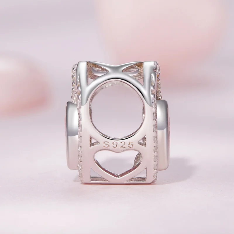 (imagem para) Charm Coração Eterno Estilo Pandora - BSC826 - Visualizar 3