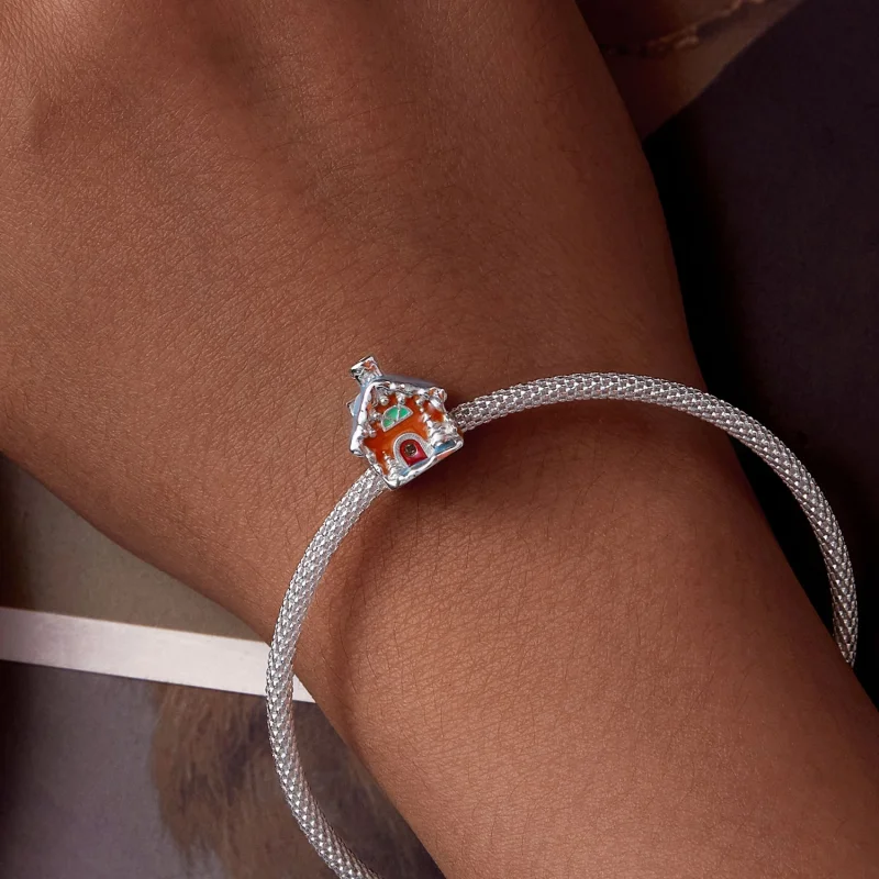 (imagem para) Charm da Casa Iluminada da Véspera de Natal Estilo Pandora - SCC2646 - Visualizar 7