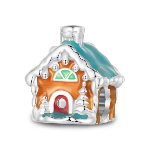 (imagem para) Charm da Casa Iluminada da Véspera de Natal Estilo Pandora - SCC2646
