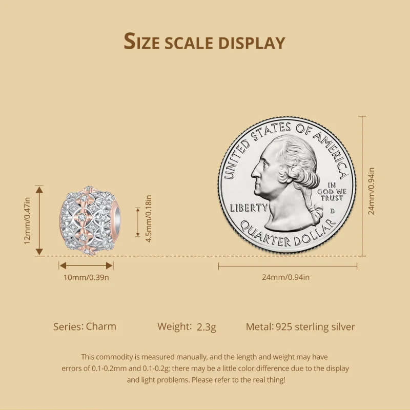 (imagem para) Charm da Cor do Outono Estilo Pandora - BSC907 - Visualizar 7