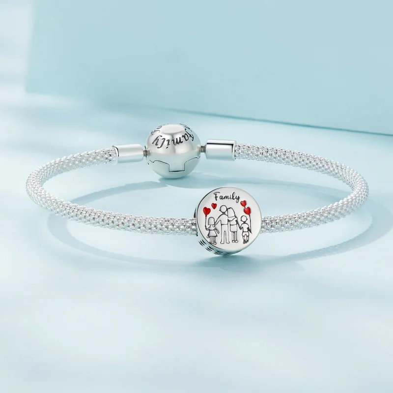 (imagem para) Charm da Família Estilo Pandora - SCC2494 - Visualizar 5