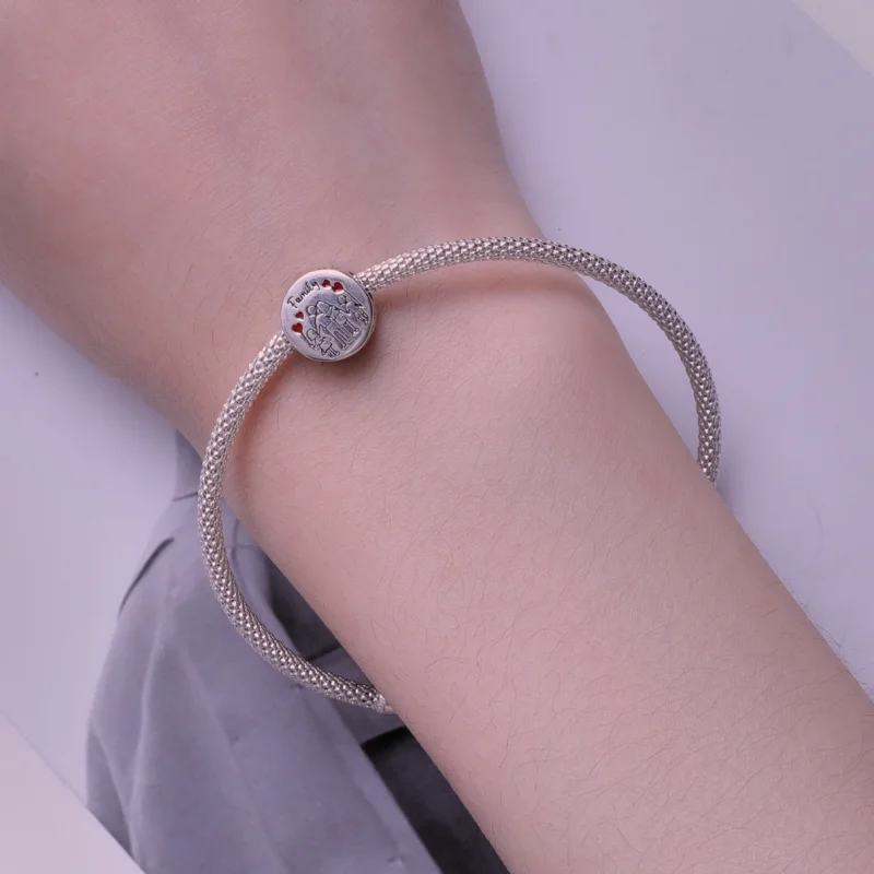 (imagem para) Charm da Família Estilo Pandora - SCC2494 - Visualizar 6