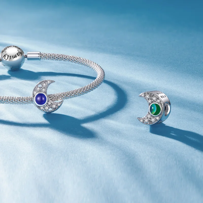 (imagem para) Charm da Lua Termossensível Estilo Pandora - BSC902 - Visualizar 5