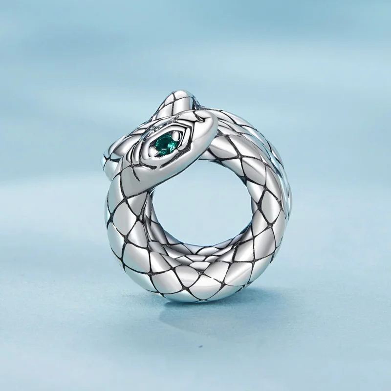 (imagem para) Charm da Serpente Espiritual Enrolada no Estilo Pandora - SCC2549 - Visualizar 3