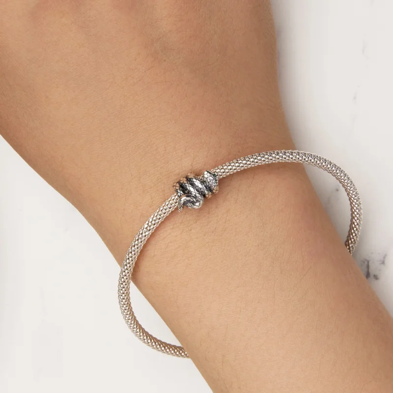 (imagem para) Charm da Serpente Espiritual Enrolada no Estilo Pandora - SCC2549 - Visualizar 6