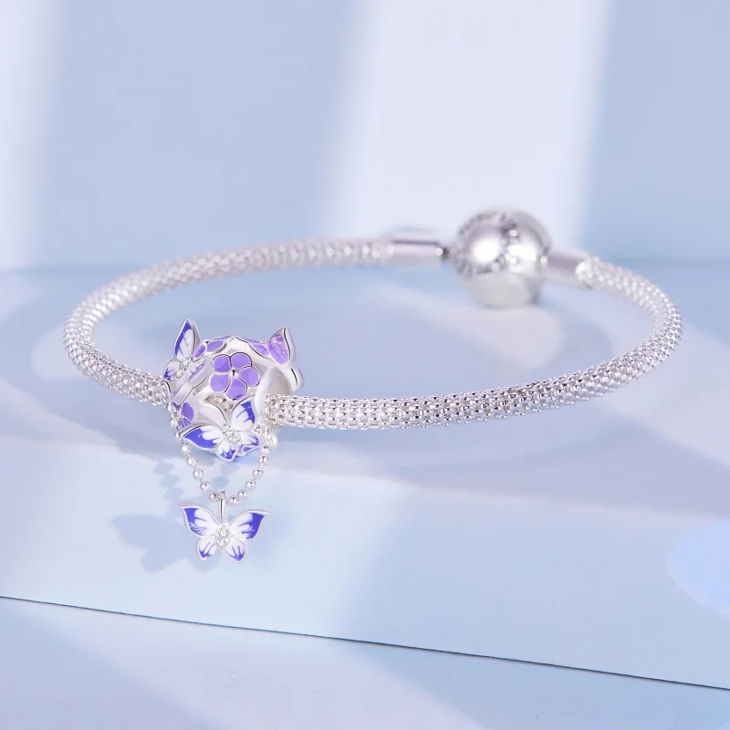 (imagem para) Charm de Borboleta com Barranco no Estilo Pandora - SCC2460 - Visualizar 3