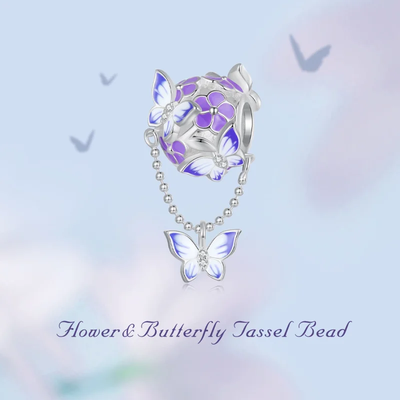 (imagem para) Charm de Borboleta com Barranco no Estilo Pandora - SCC2460 - Visualizar 6