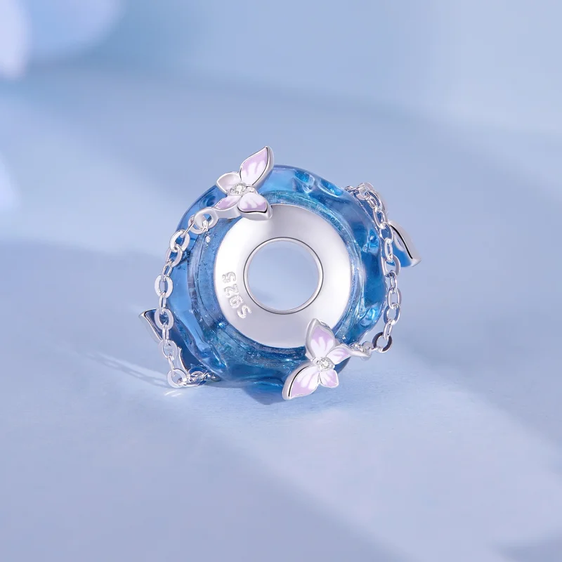 (imagem para) Charm de Borboleta com Franja Estilo Pandora - SCC2461 - Visualizar 3