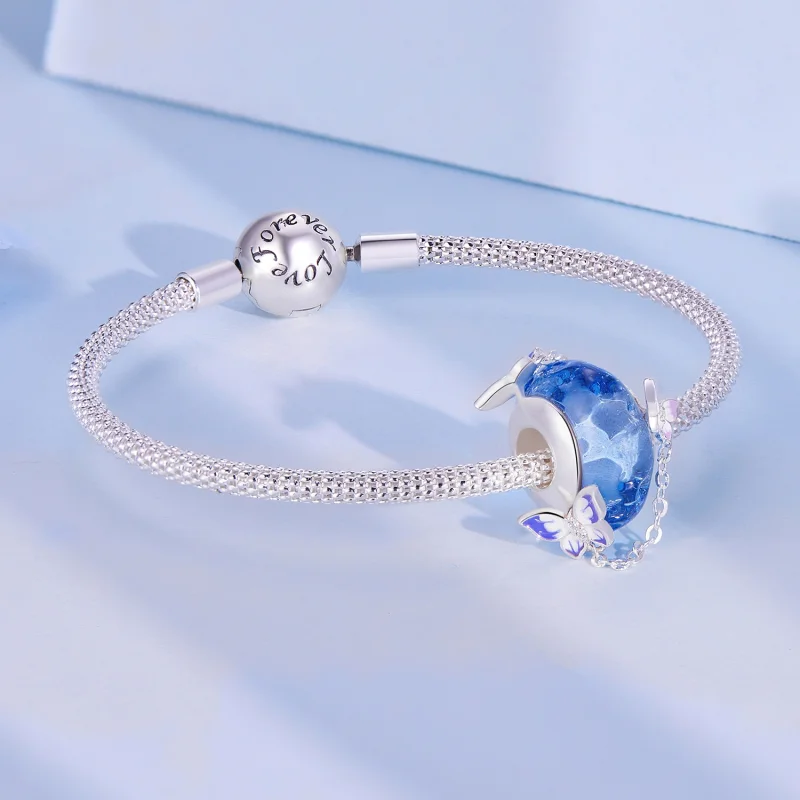 (imagem para) Charm de Borboleta com Franja Estilo Pandora - SCC2461 - Visualizar 5