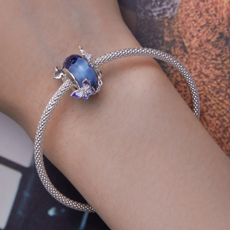 (imagem para) Charm de Borboleta com Franja Estilo Pandora - SCC2461 - Visualizar 6