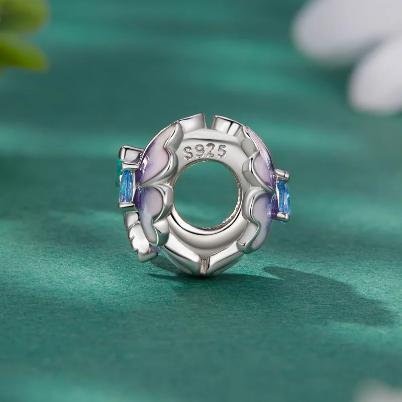 (imagem para) Charm de Flor com Libélula Estilo Pandora - BSC786 - Visualizar 3